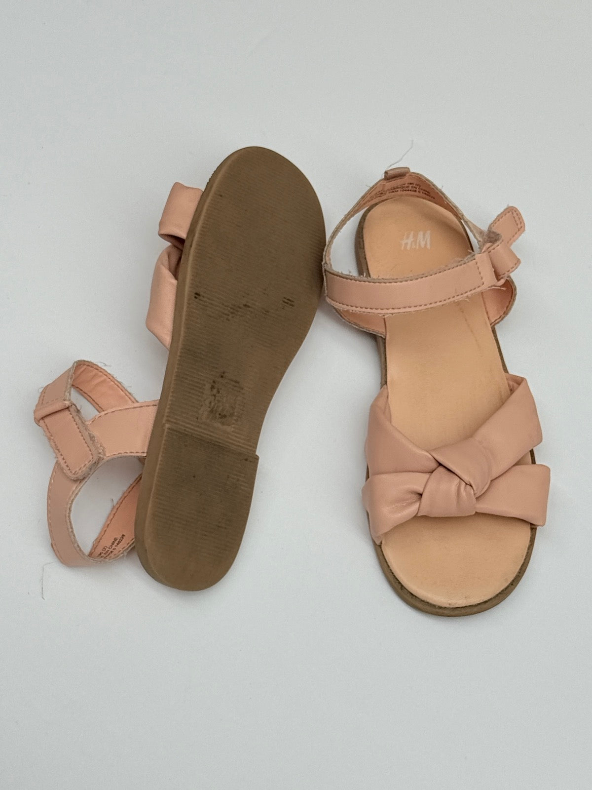 H&M Pink Bow Sandals Size 13.5