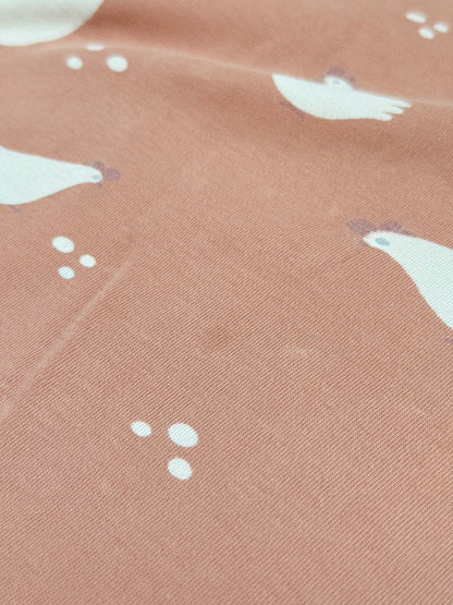 Parade Organic Cotton Chicken Print Pajamas 3/4