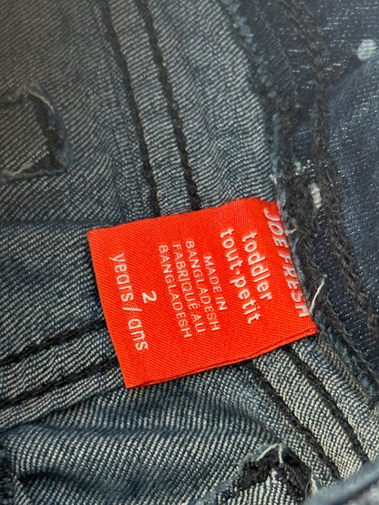 Joe Fresh Polka Dot Denim Jogger Jeans 2T