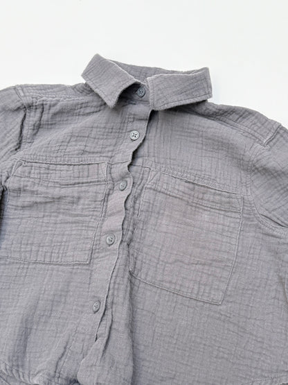 George Gray Cotton Gauze Shirt Size 4