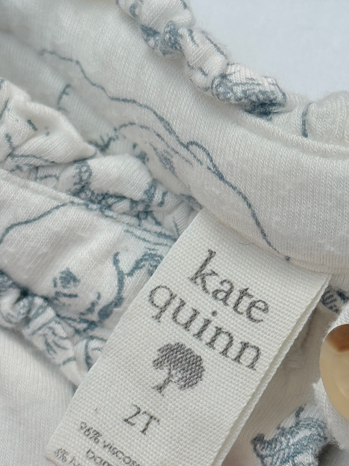 Kate Quinn Elephant Print Dress 2T