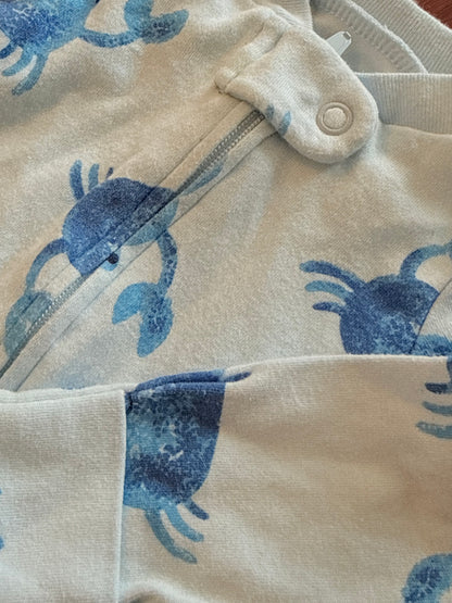 Carter's Crab Fleece Sleeper Newborn