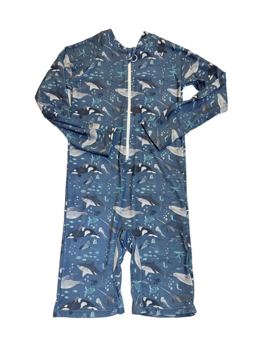 Current Tyed Ocean Animals Sunsuit 6T