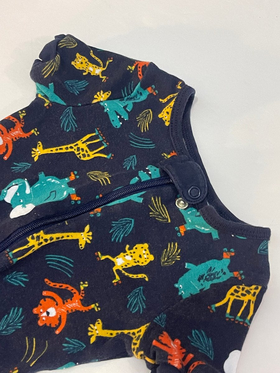 Joe Fresh Animal Print Romper 12-18M