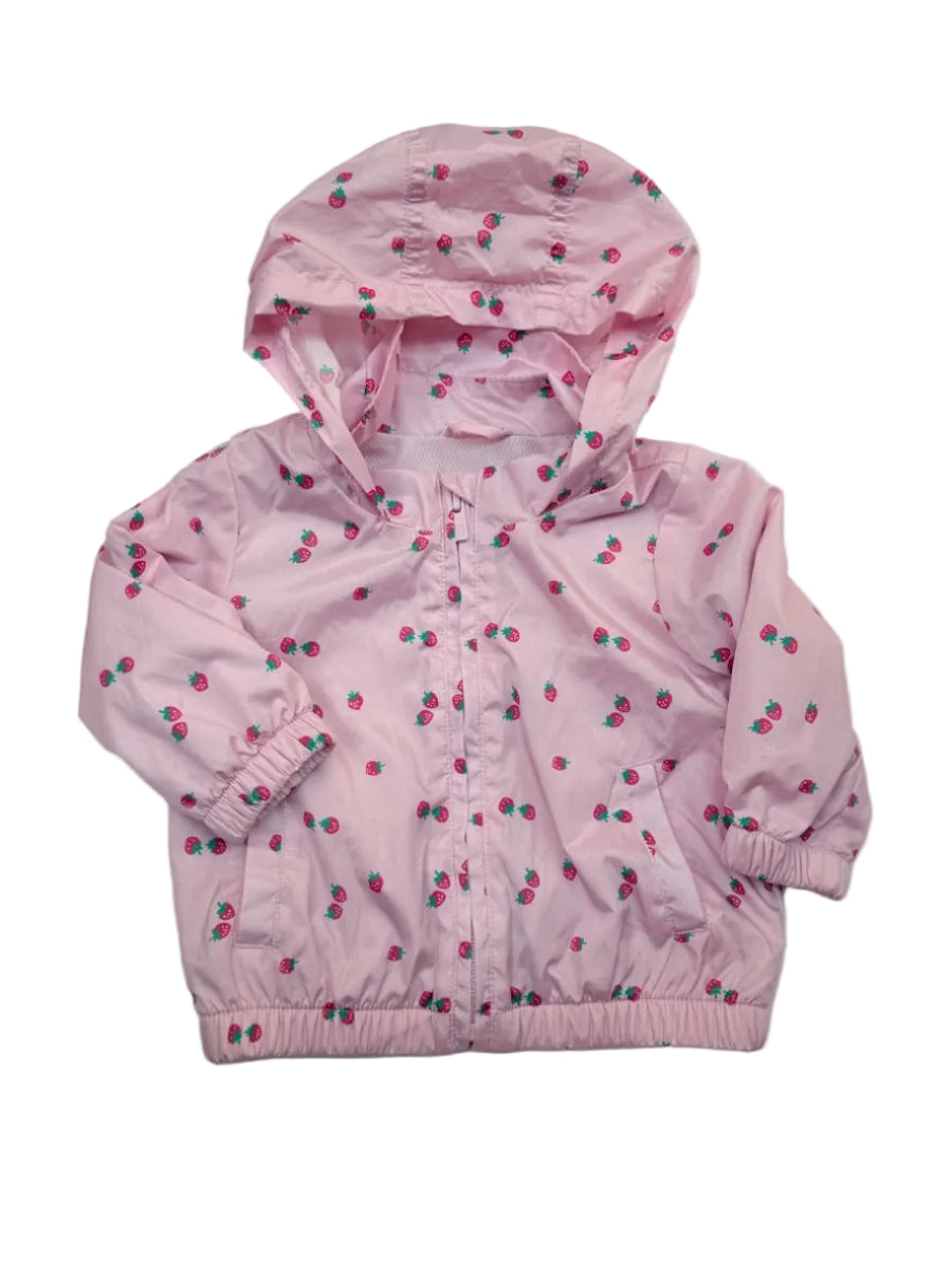 Baby Gap Strawberry Print Windbreaker Jacket 6-12m