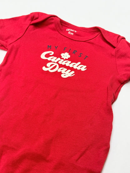 Carter's My First Canada Day Bodysuit 9M