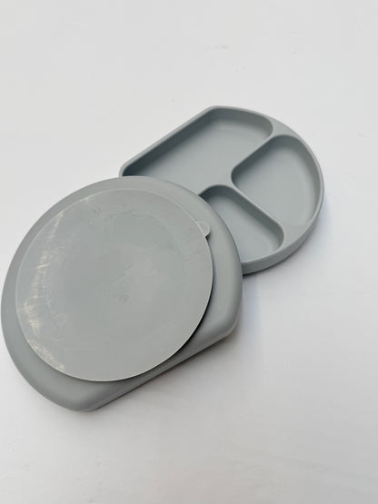 Bumkins Silicone Grip Divided Plates Set of 2