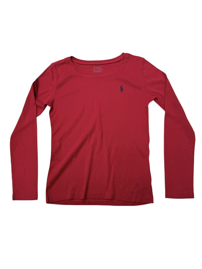 Polo Ralph Lauren Red Long Sleeve T-Shirt 8-10