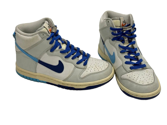 Nike Dunk High Gray Blue Kids Size 12C