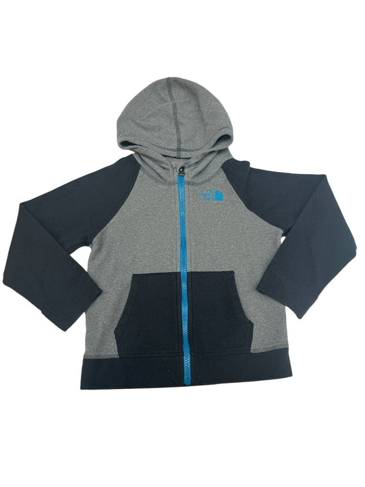 The North Face Gray Fleece Hoodie 4T