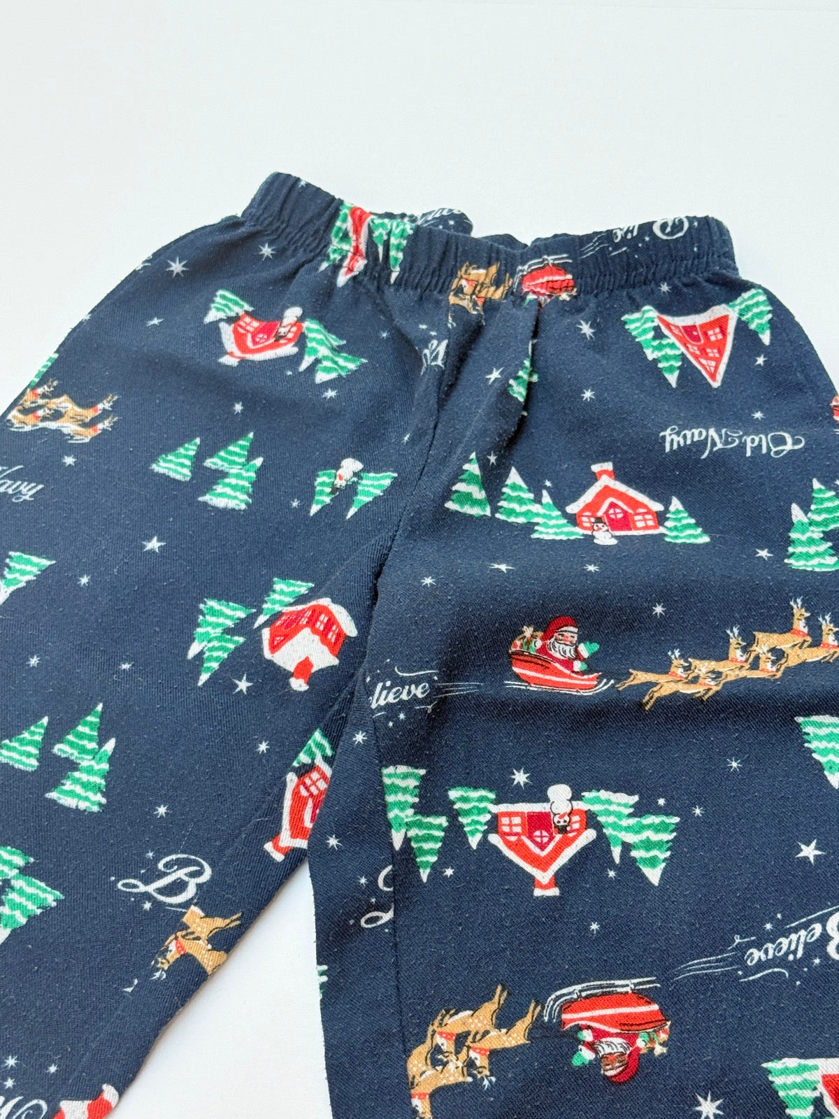 Old Navy Christmas Santa Print Pants 18-24M