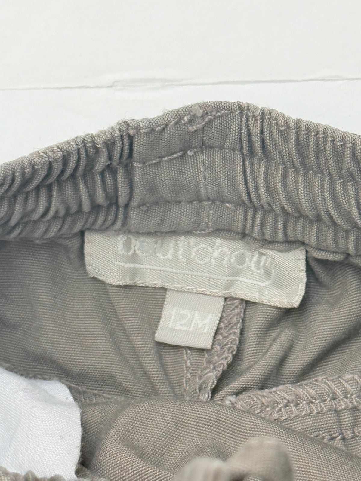 Okaidi Gray Cargo Shorts 12M