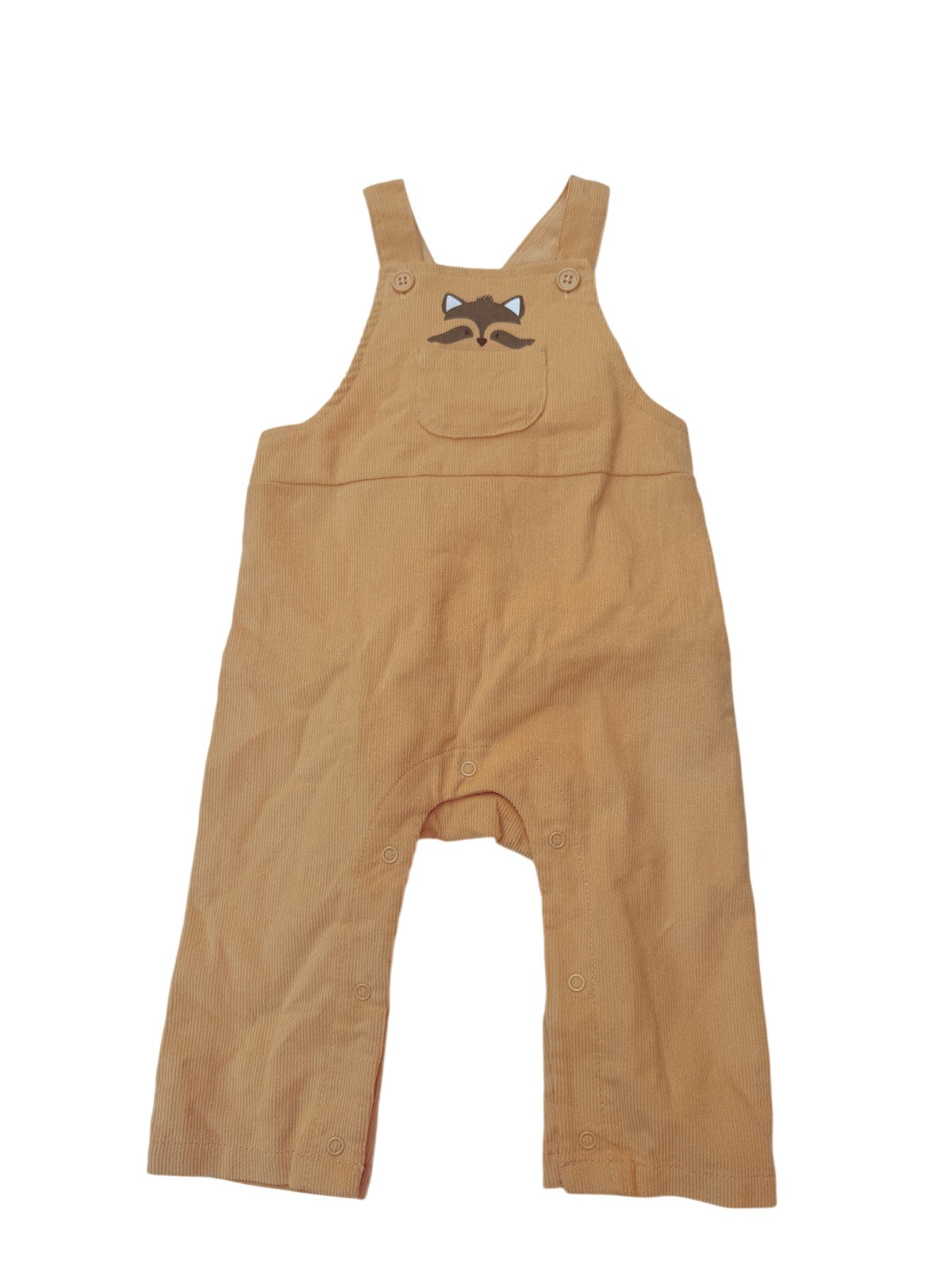 pl.baby Raccoon Corduroy Overalls 9M