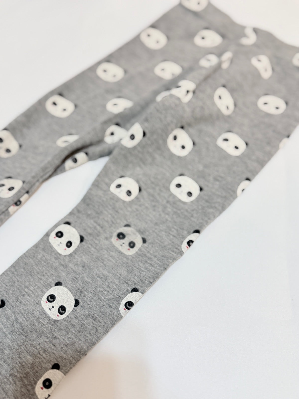 Zara Baby Gray Panda Leggings 3-4Y