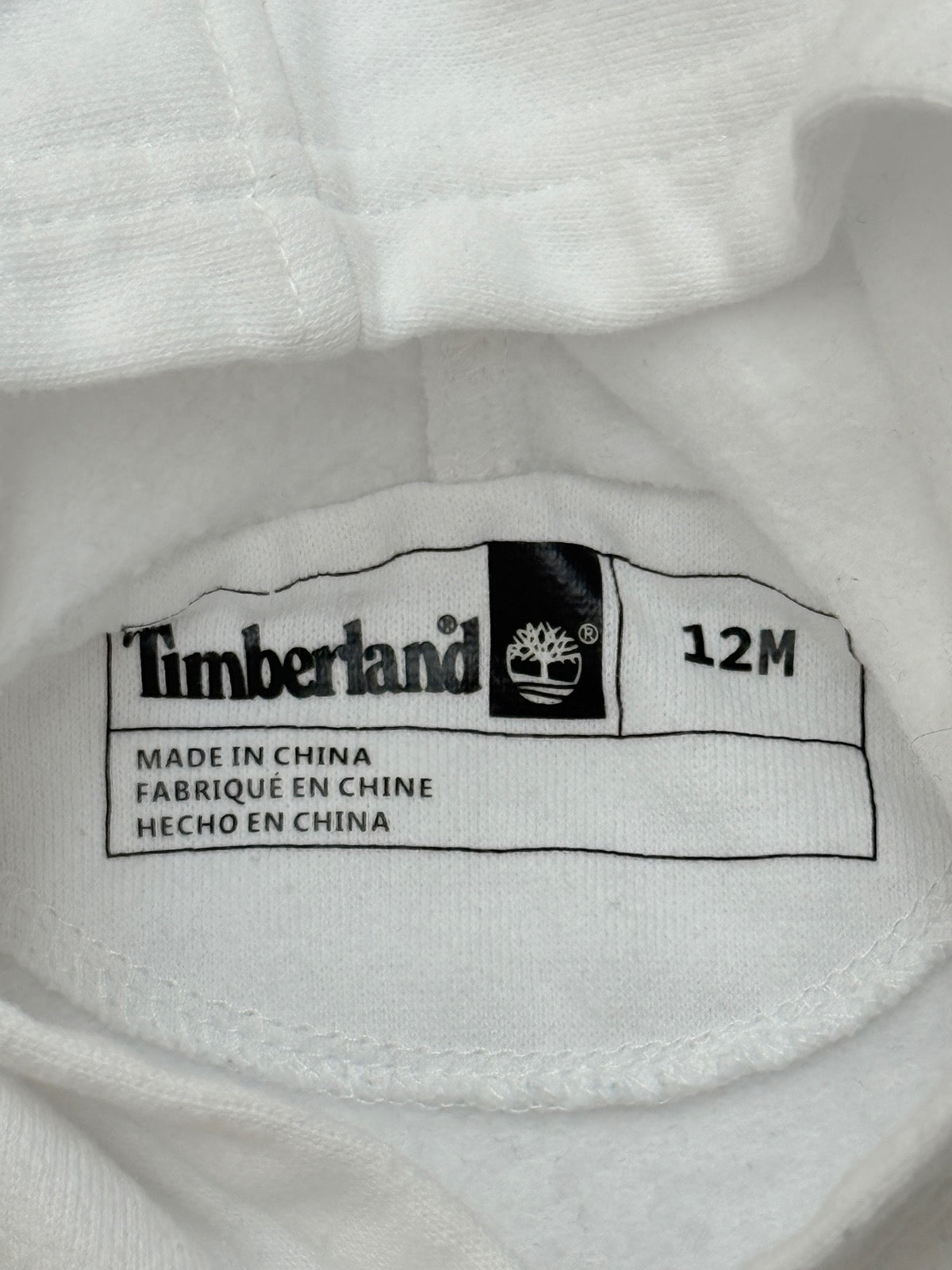 Timberland White Embossed Logo 3PC Set 12M