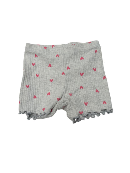 Carter's Heart Print Ribbed Shorts 18M