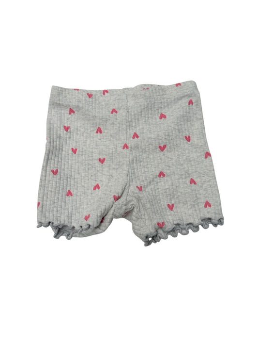 Carter's Heart Print Ribbed Shorts 18M
