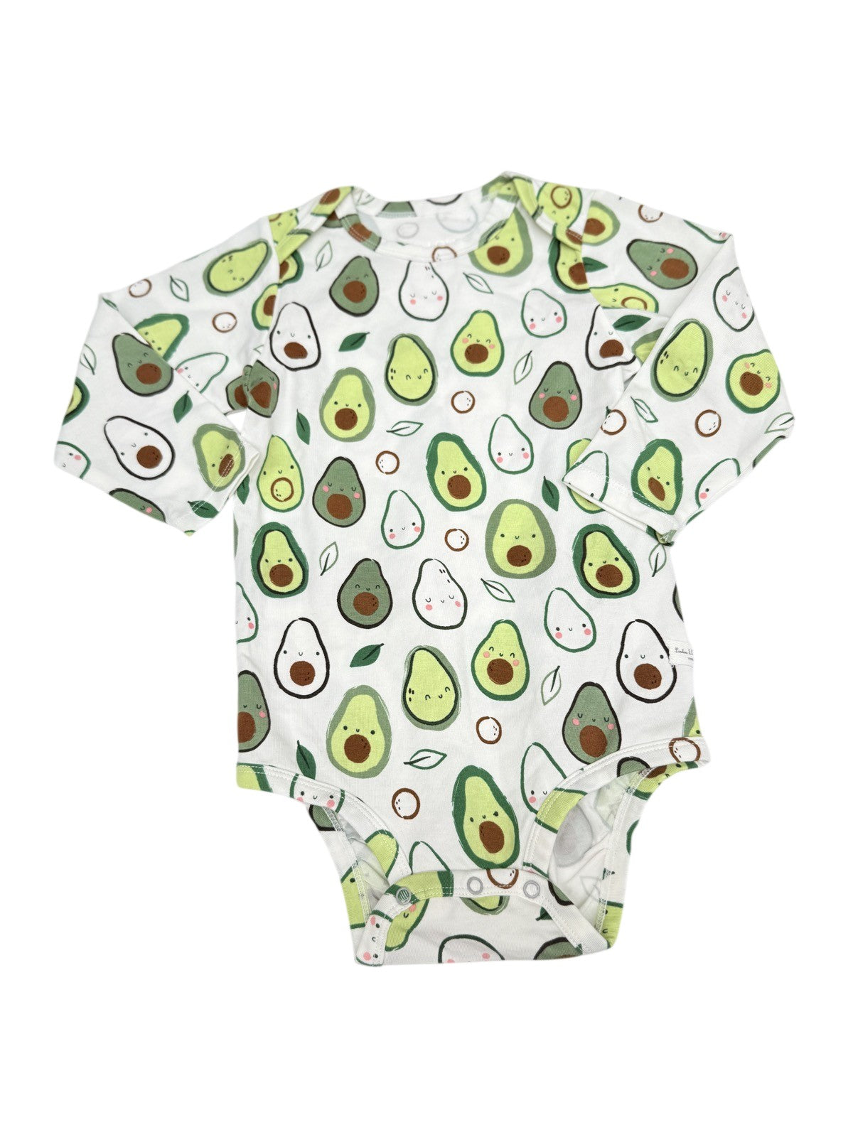 Loulou Lollipop Avocado Print Bodysuit 18-24M