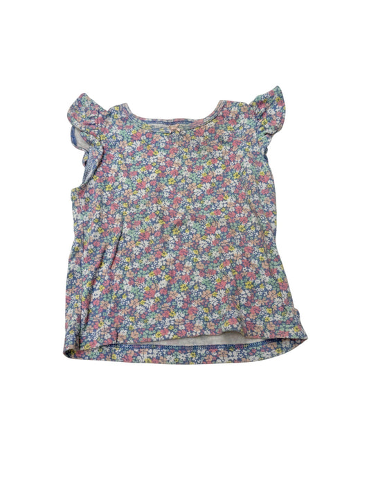 Carter's Floral Flutter Sleeve Top 24M