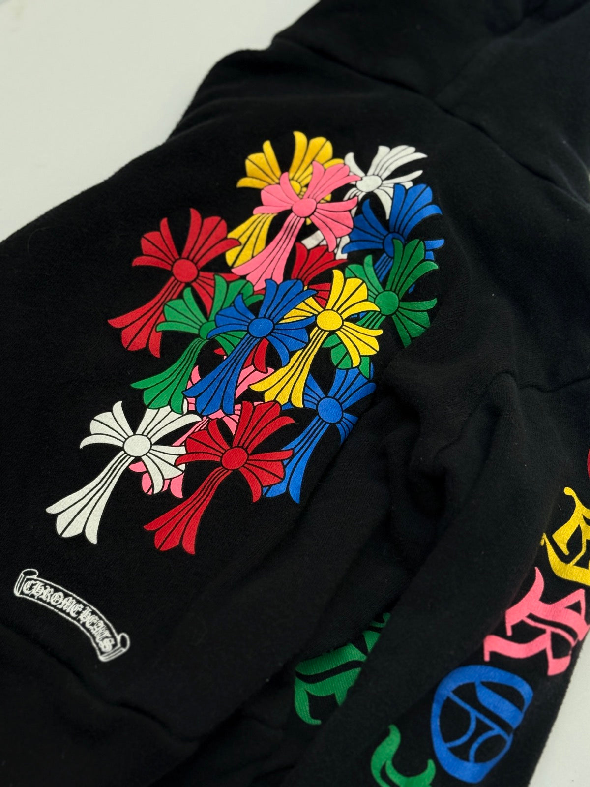 Chrome Hearts Multicolor Floral Cross Hoodie 2T