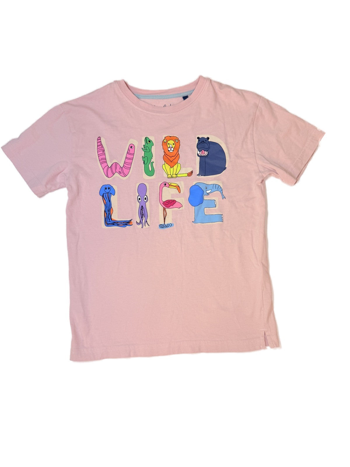 Mini Boden Wild Life Pink T-Shirt 5-6y