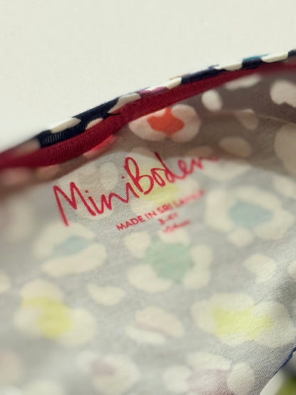 Mini Boden Colorful Print Dress Size 3-4Y