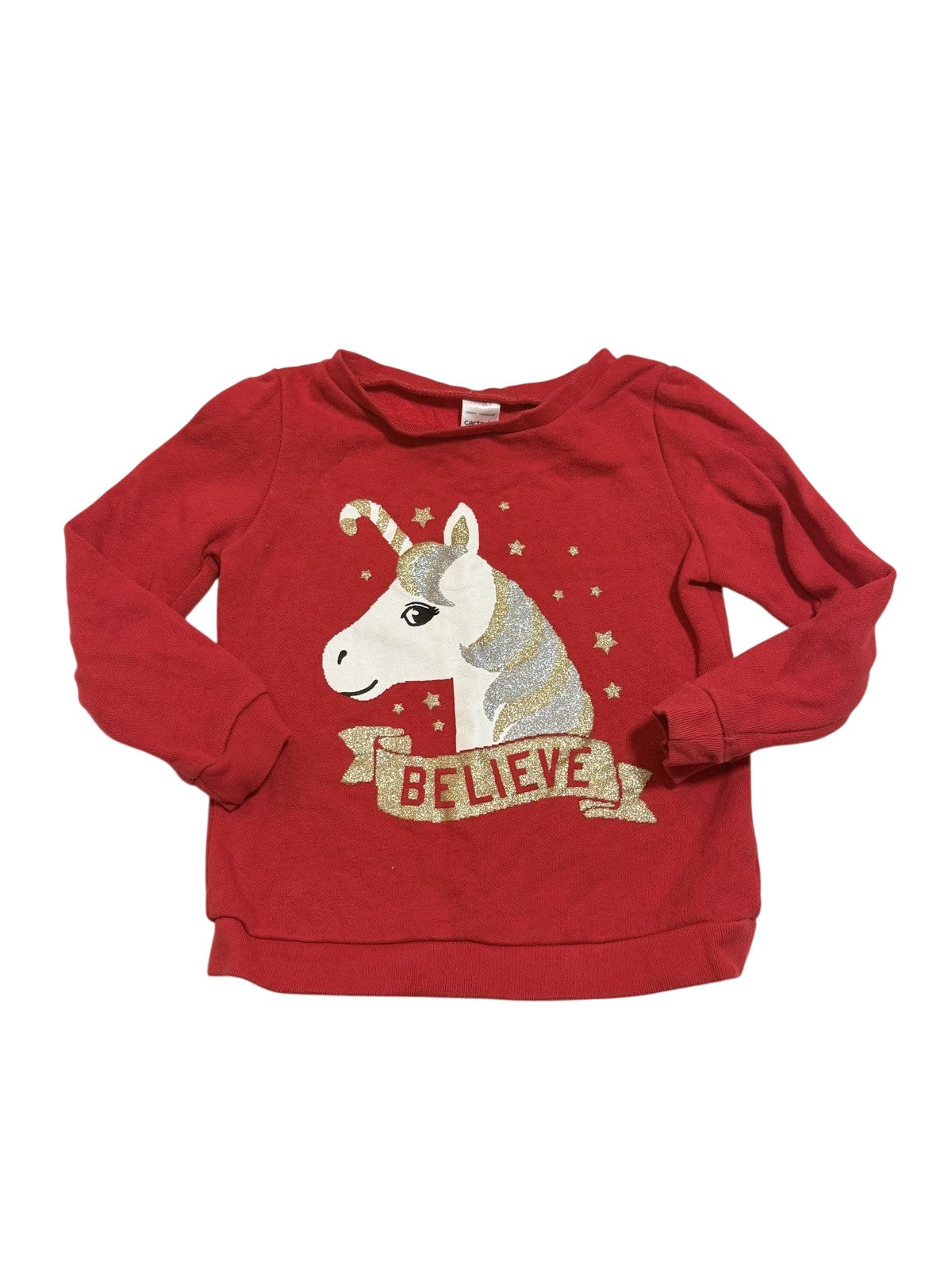 Carter's Believe Unicorn Sweatshirt 3T