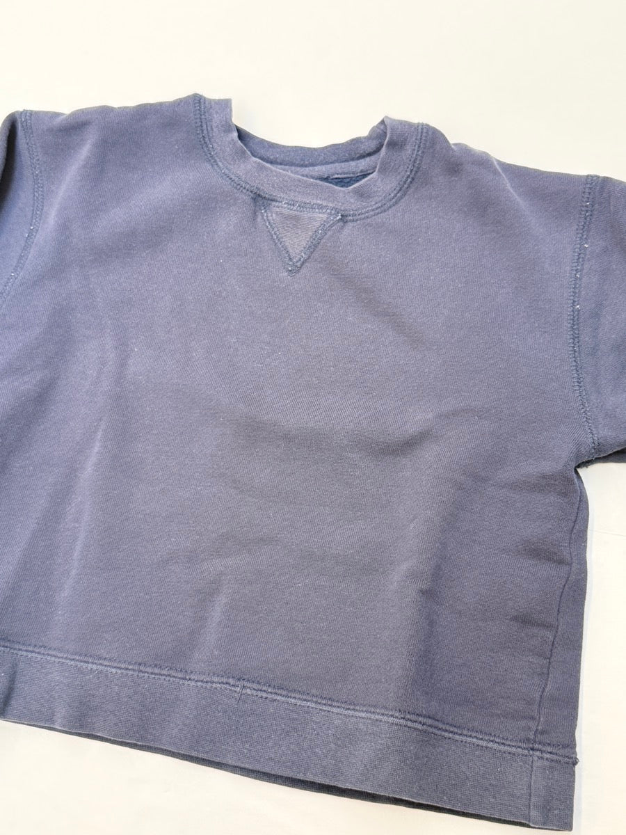 Vibrations Navy Long Sleeve Top Size 2