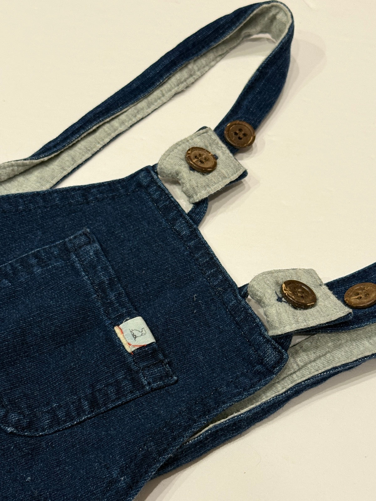 Me & Henry Denim Overalls 6/12M