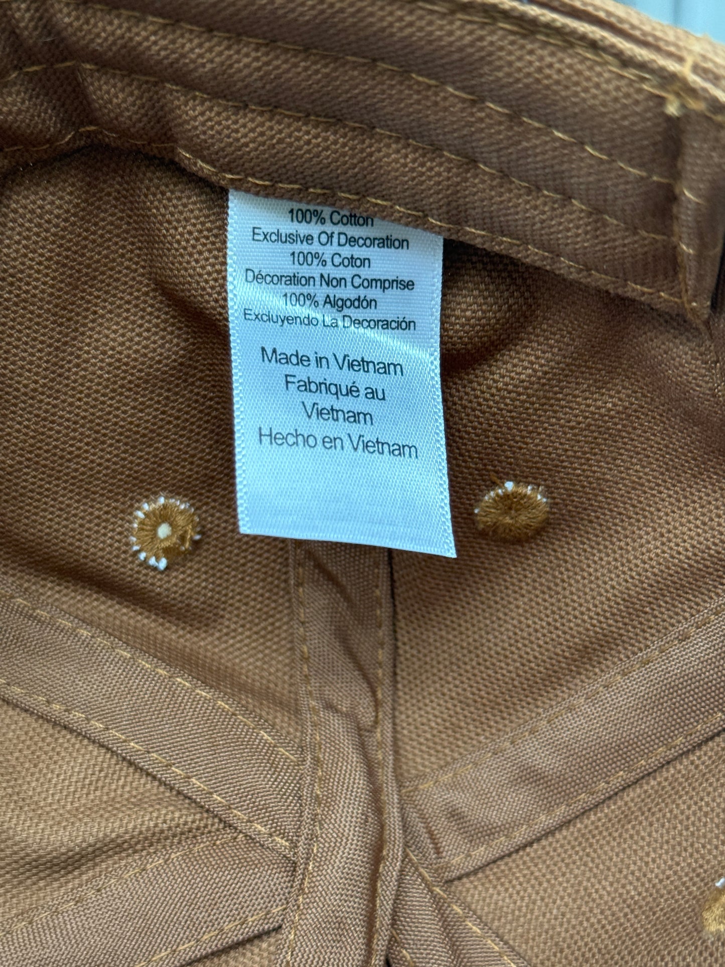 Carhartt Pocket Bodysuit & Hat Set 18M