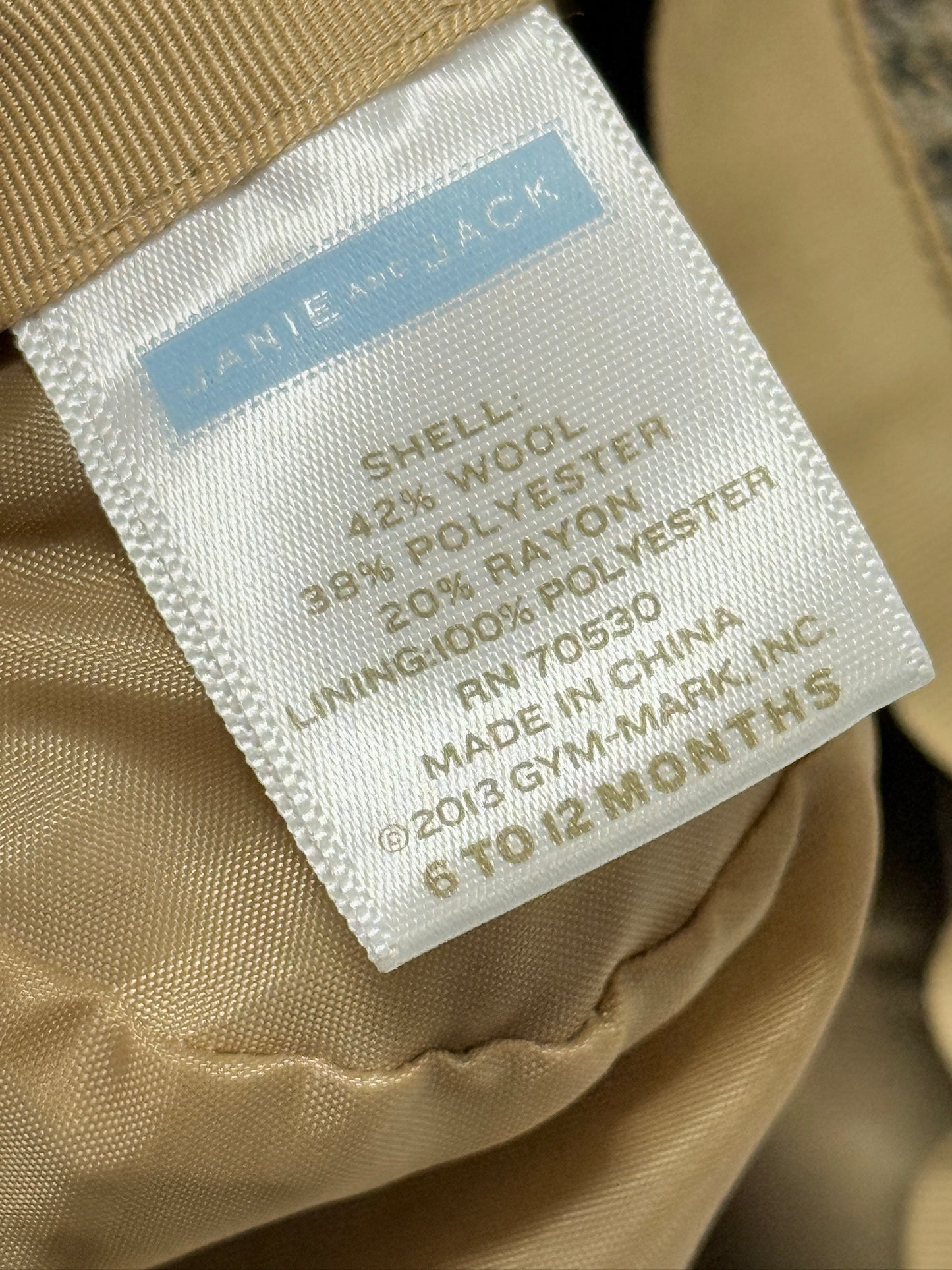 Janie and Jack 6-12m Cap