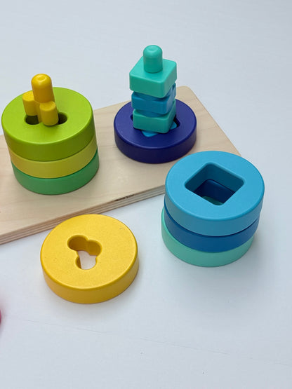 Lovevery Wooden Stacking Puzzle Toy