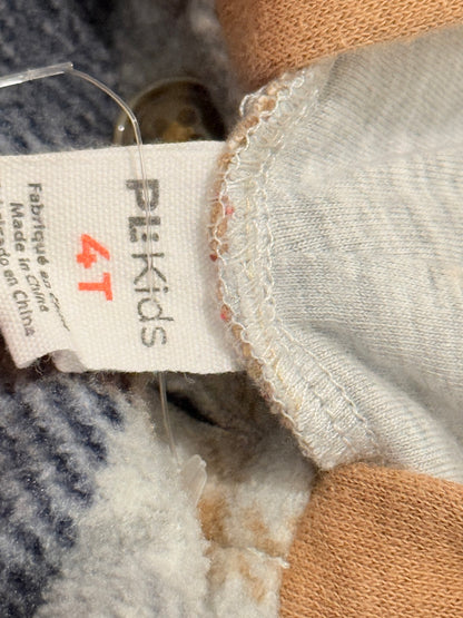 PL Kids Plaid Hooded Jacket 4T