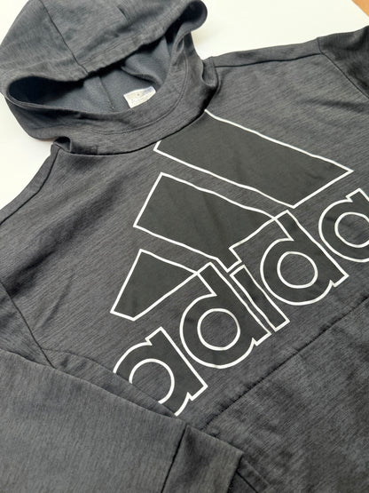 Adidas Gray Logo Hoodie Size 11-12
