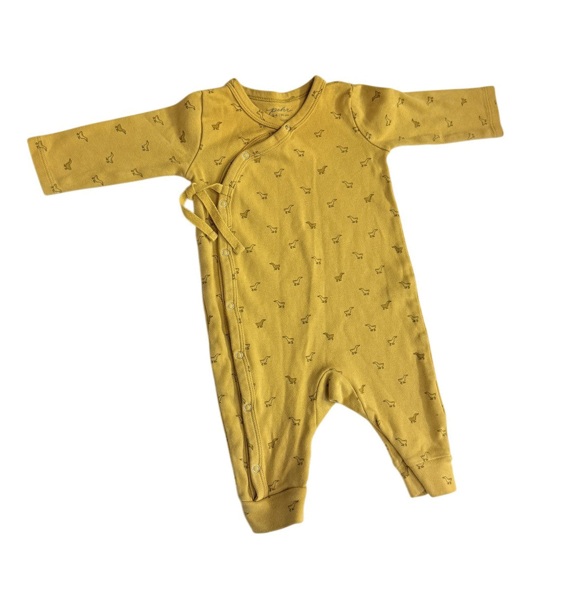 Pehr Yellow Roller Goose Romper 3-6m