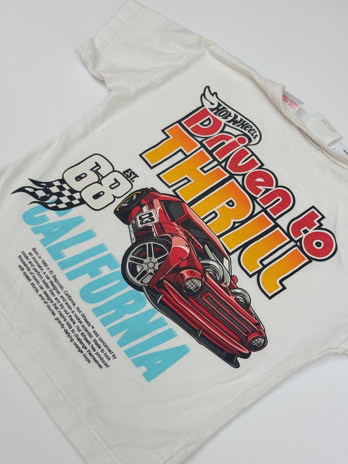 Zara Hot Wheels Driven to Thrill Tee 2Y