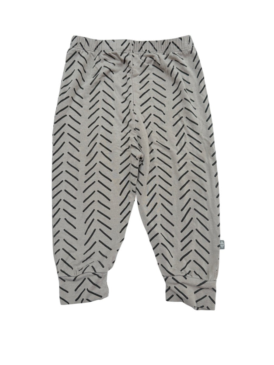 Kyte Baby Herringbone Print Jogger Pants 6-12M