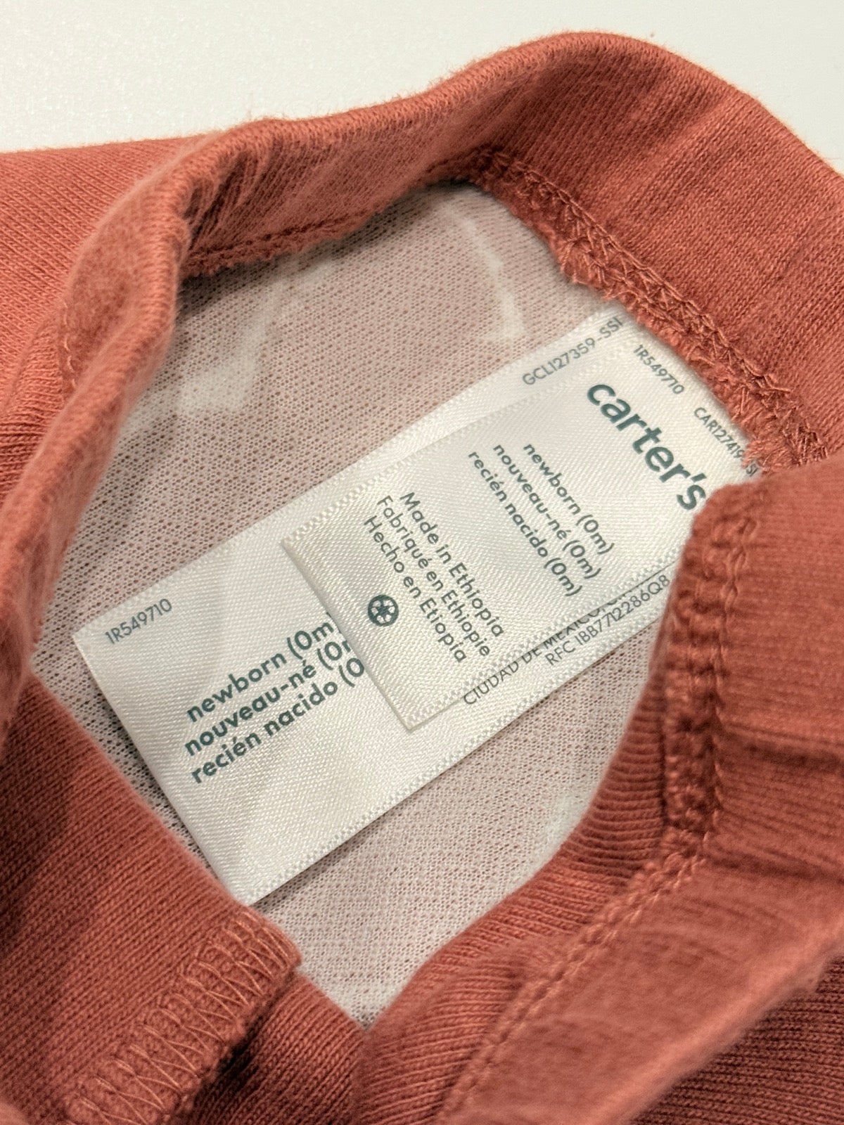 Carter's Bunny Leggings Sold indIvidually Newborn
