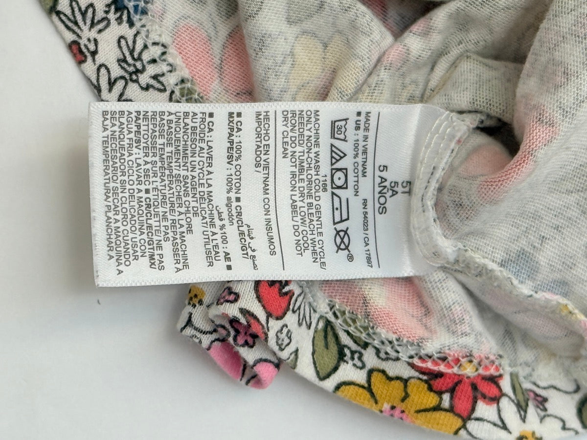 Old Navy Floral Long Sleeve T-Shirt 5T