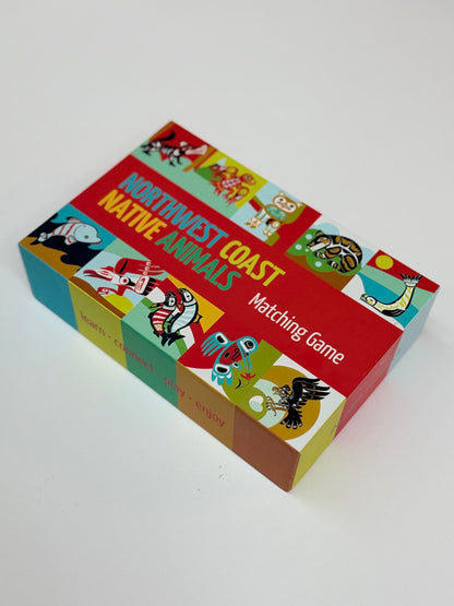 Northwest Coast Native Animals Matching Game