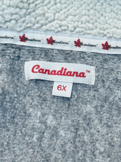 Canadiana Canada Zip-Up Hoodie Size 6X