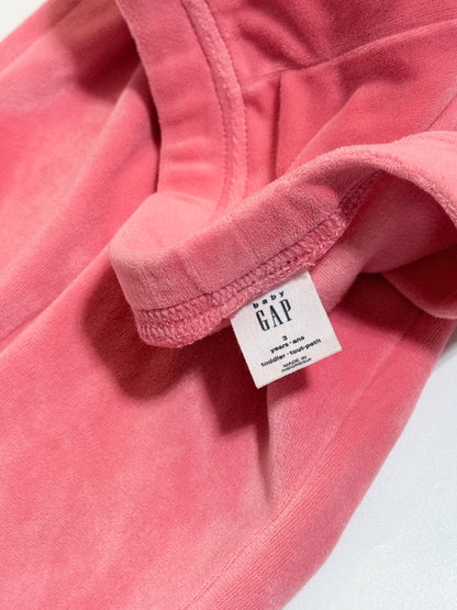 Baby Gap Pink Velour Leggings Size 3T