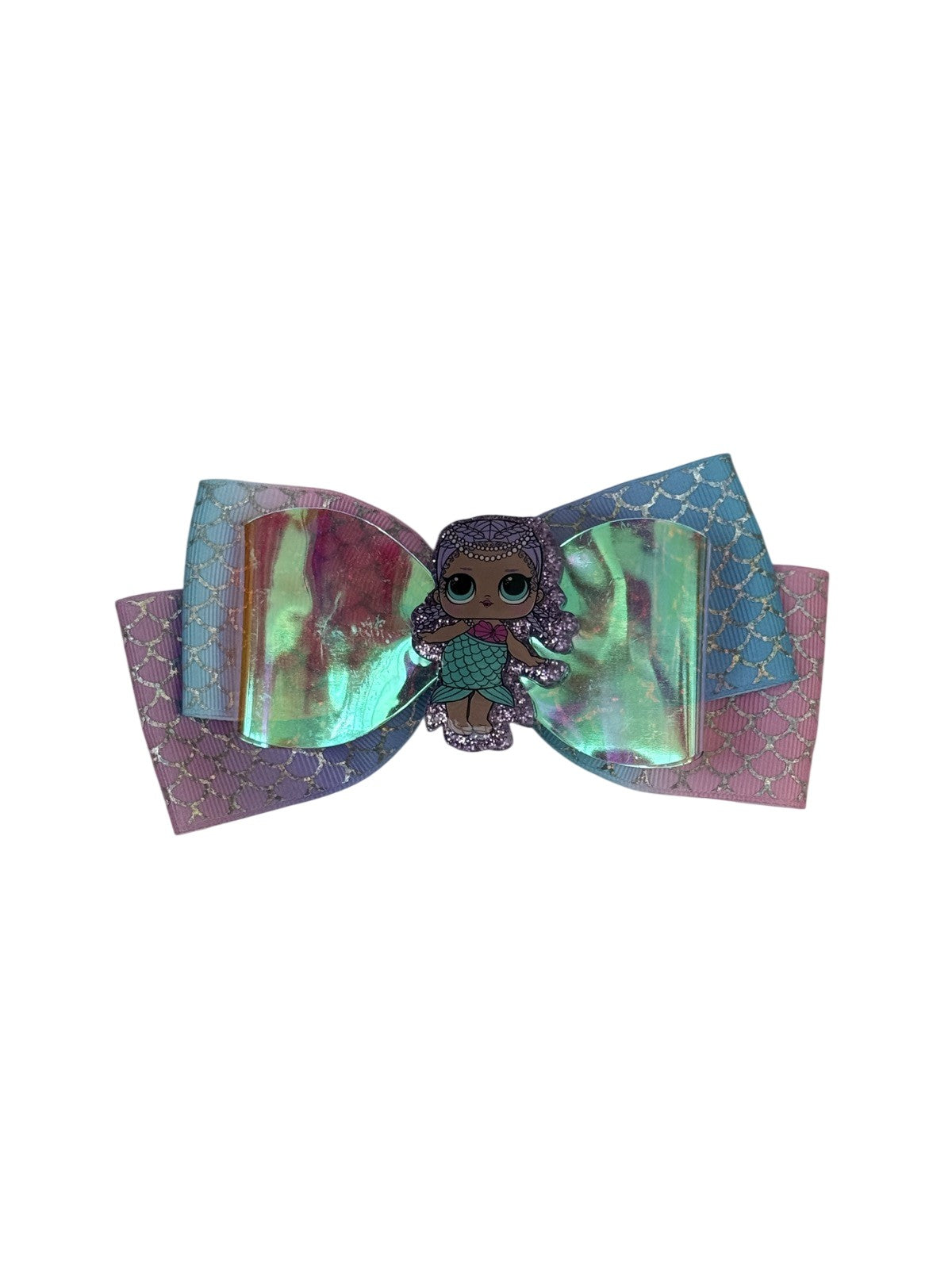 Large LOL Surprise Mermaid Hair Bow Clip