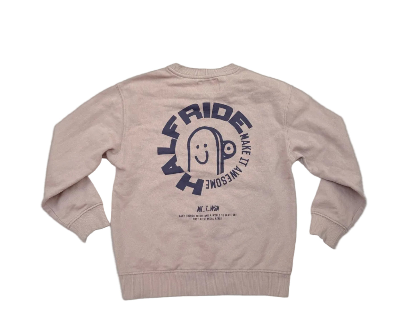Zara Half Ride Graphic Sweatshirt Size 8