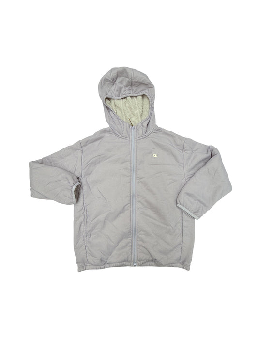 Lilac Sherpa-Lined Hoodie Jacket Size 9-11Y