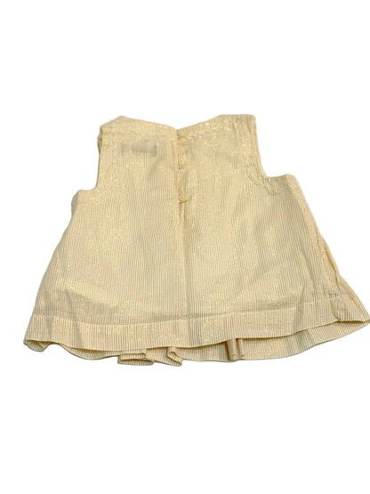 Baby Gap Cream Sparkle Sleeveless Top 3-6m