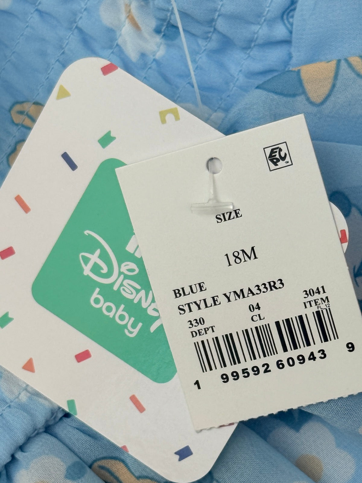 NWT - Disney Baby Minnie Floral Dress with Bow 18M