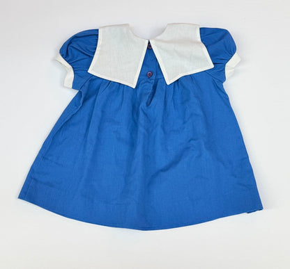 Vintage Krickets Chuckles Blue Popcorn Dress Size 18