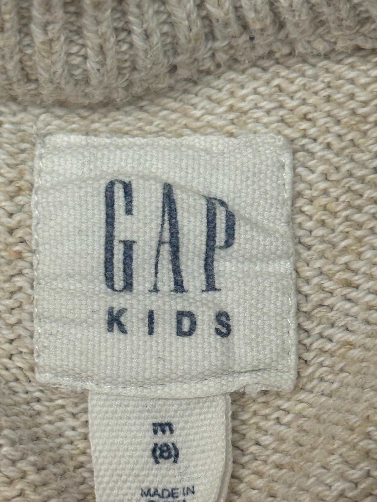 Gap Kids Argyle Colorblock Sweater Size 8-9