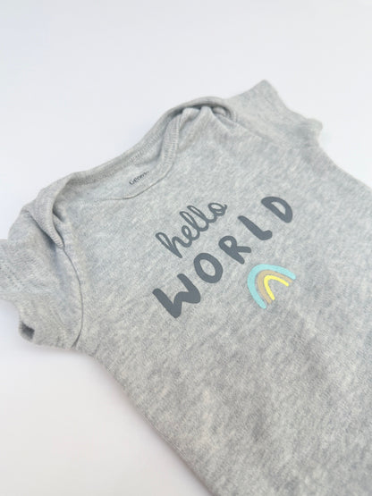 George Baby Hello World Bodysuit Newborn